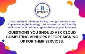 Security questions to ask Cloud Computing vendors