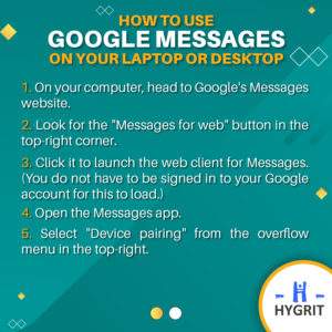 How to use Google Messages on your laptop or desktop