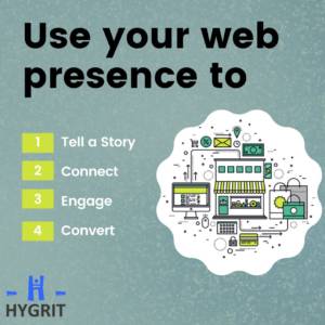 Use your web presence