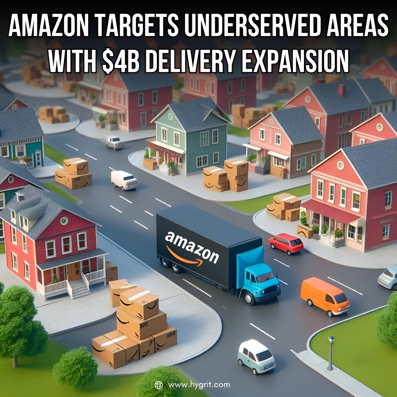 Amazon Bets Big on Small-Town America